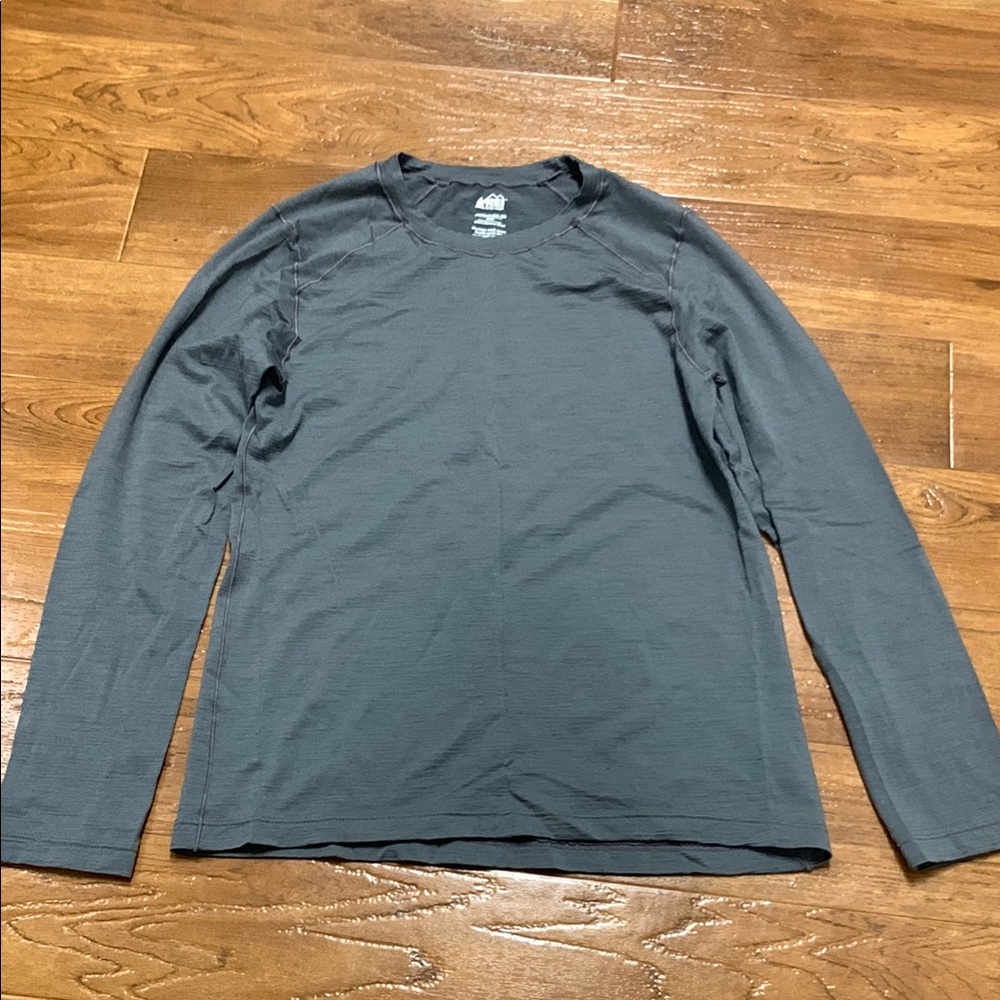 REI Merino Wool Long Sleeve Crew Neck Shirt